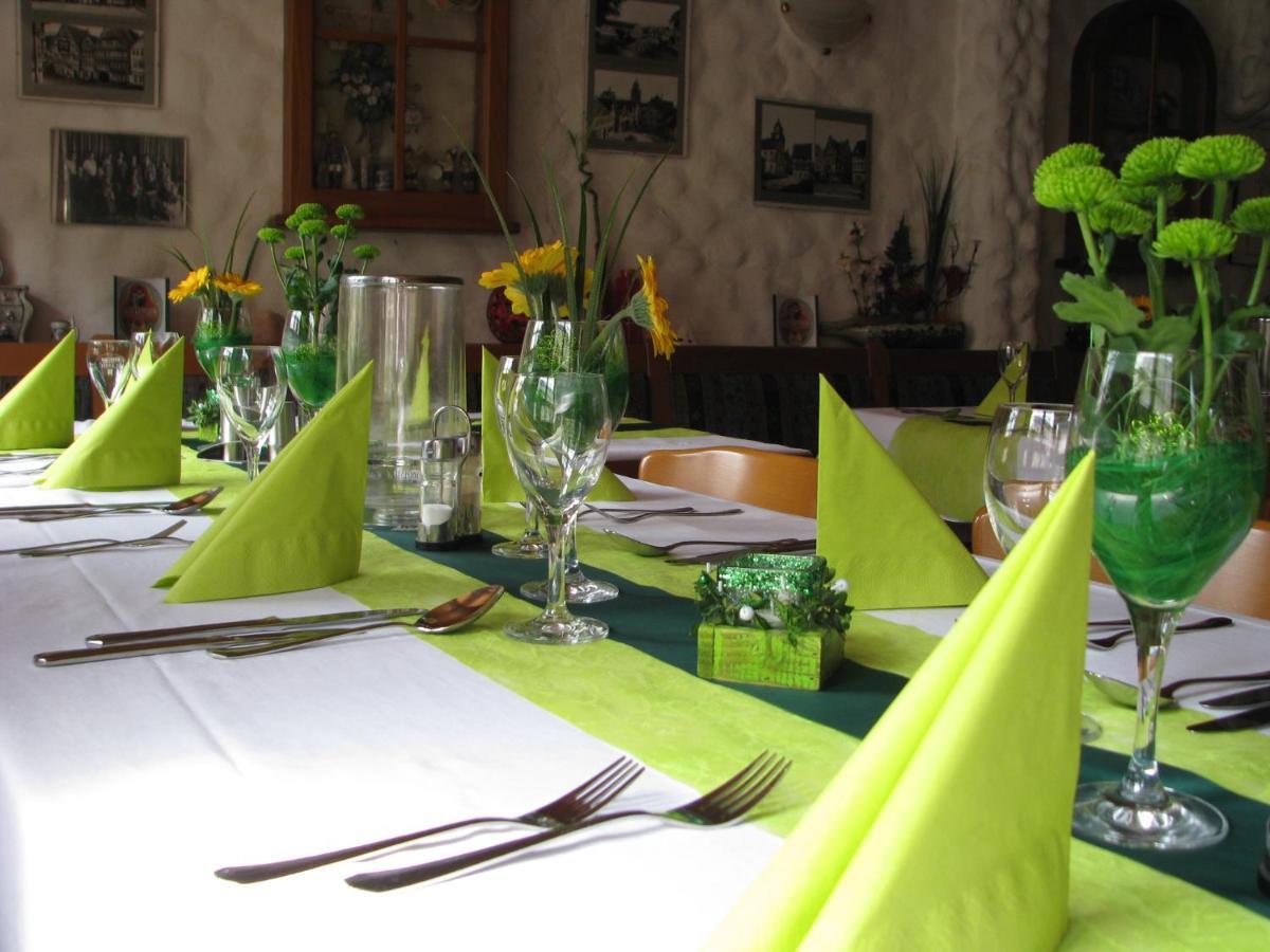 Restaurant / Pension Mainzer Tor Alsfeld Exteriör bild